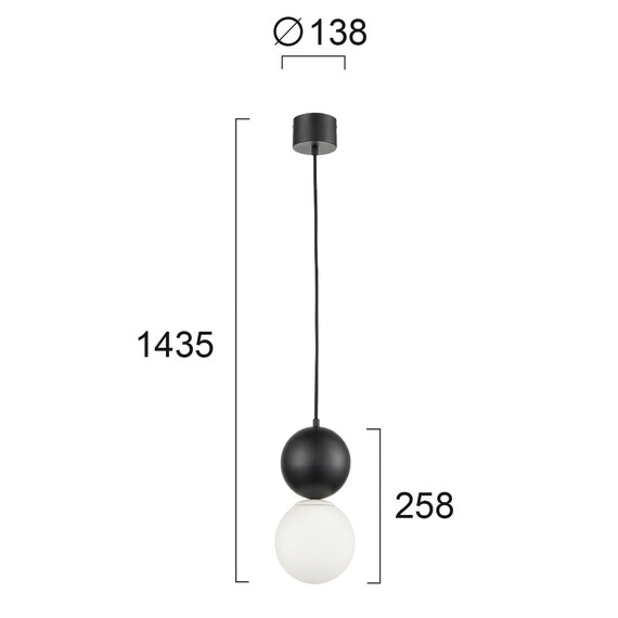 Модерен пендел STONE 4236700 Viokef 1xG9 | Osvetlenieto.bg