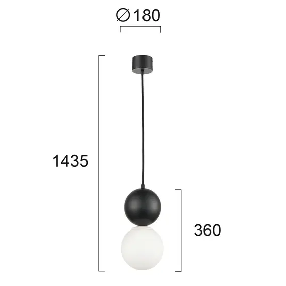 Модерен полилей STONE 4236800 Viokef 1xE27 | Osvetlenieto.bg