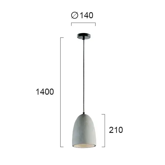 Пендел ANISHA 4146700 Viokef 1xE27 | Osvetlenieto.bg