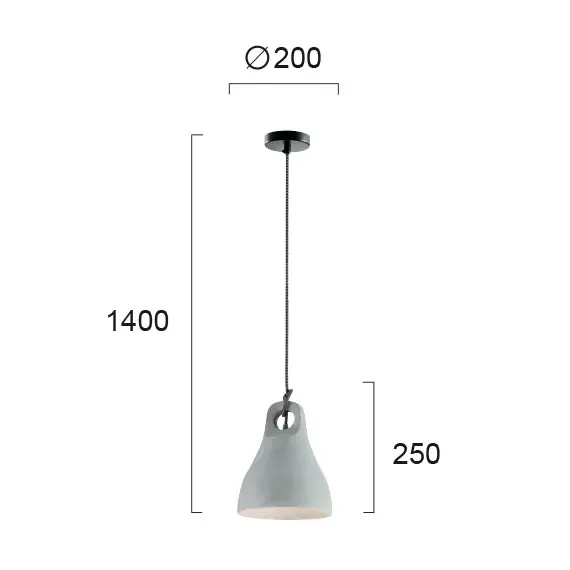 Пендел ANISHA 4146800 Viokef 1xE27 | Osvetlenieto.bg