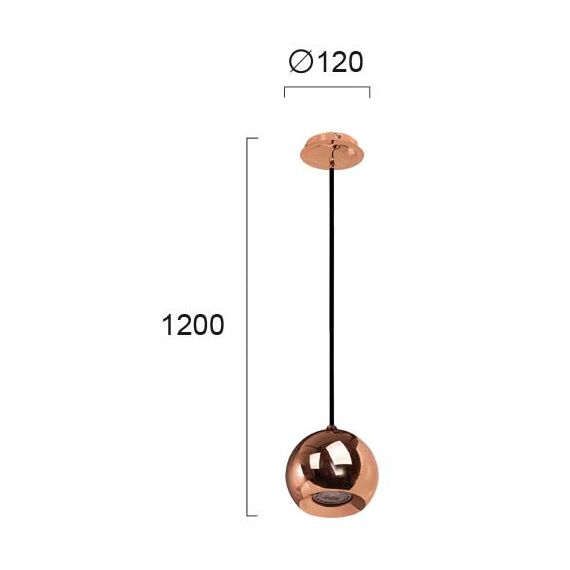 Пендел BALL 4141401 Viokef 1xGU10 | Osvetlenieto.bg Пендел BALL 4141401 Viokef 1xGU10 | Osvetlenieto.bg