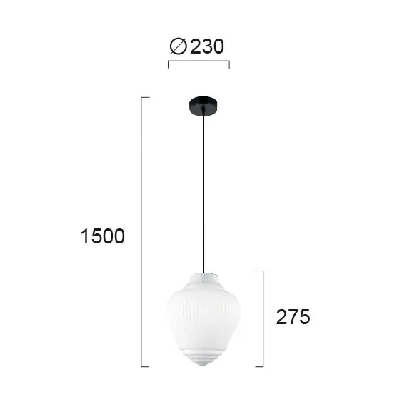 Пендел BOHO 4187800 Viokef 1xE27 | Osvetlenieto.bg