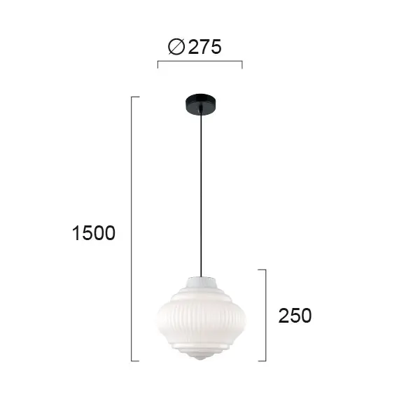 Пендел BOHO 4187900 Viokef 1xE27 | Osvetlenieto.bg