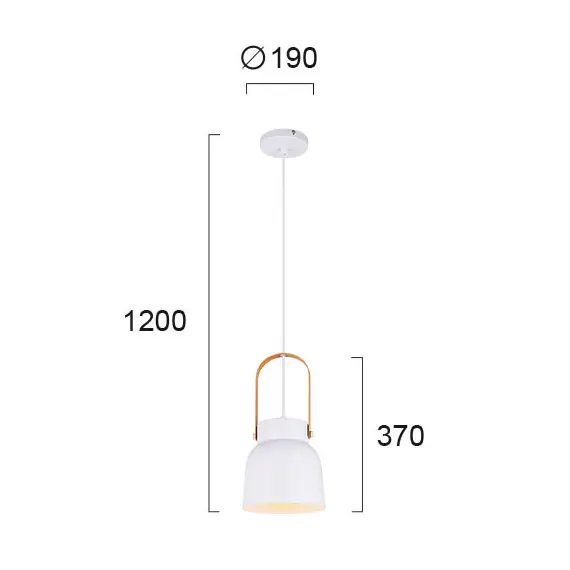 Пендел CARLA 4231500 Viokef 1xE27 | Osvetlenieto.bg