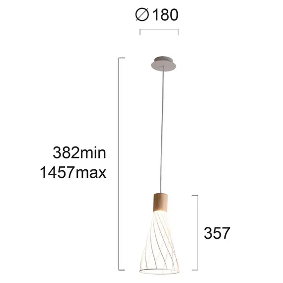 Пендел HANK 4235200 Viokef 1xGU10 | Osvetlenieto.bg