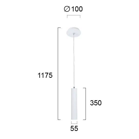 Пендел LESANTE 4144300 Viokef 1xGU10 | Osvetlenieto.bg
