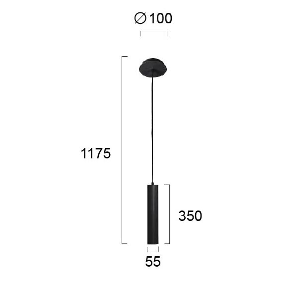 Пендел LESANTE 4144301 Viokef 1xGU10 | Osvetlenieto.bg