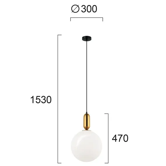 Пендел Neptune 4230600 Viokef 1xE27 | Osvetlenieto.bg