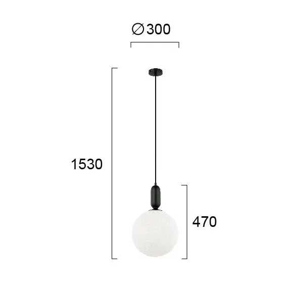 Пендел Neptune 4230601 Viokef 1xE27 | Osvetlenieto.bg