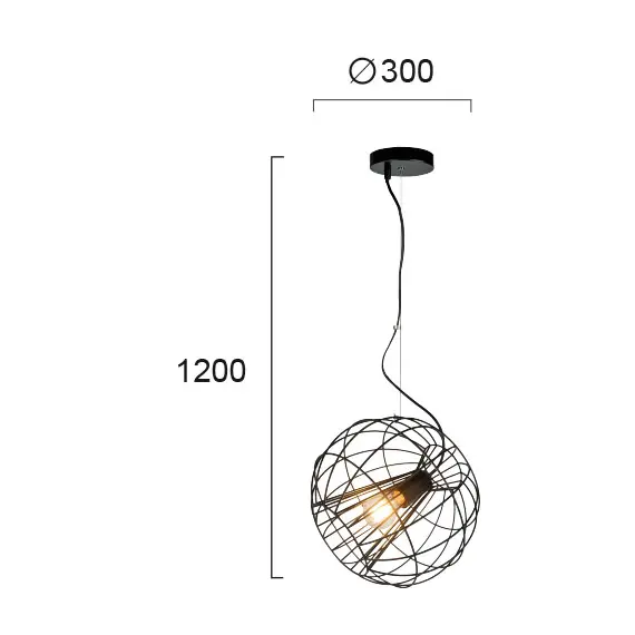 Пендел POP 4193500 Viokef 1xE27 | Osvetlenieto.bg