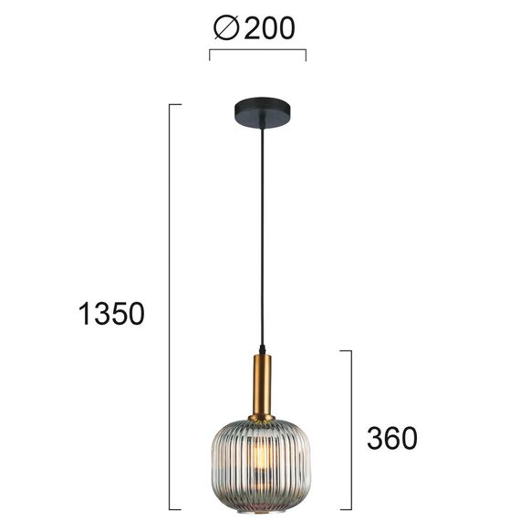 Пендел SOPHIE 4233600 Viokef 1xE27 | Osvetlenieto.bg Пендел SOPHIE 4233600 Viokef 1xE27 | Osvetlenieto.bg
