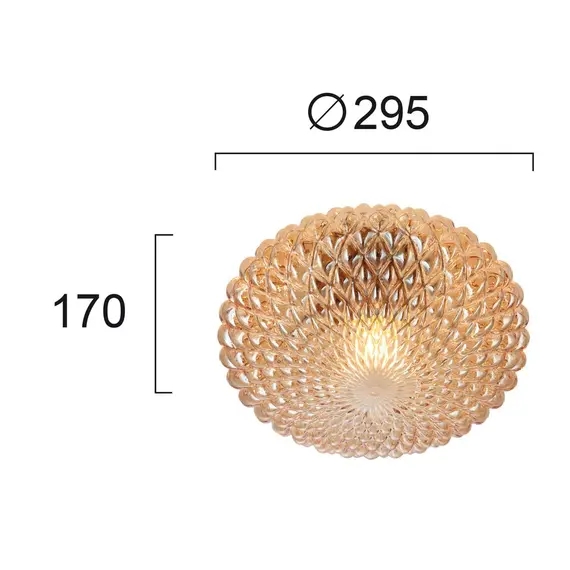 Плафон ESTER 4225801 Viokef 1xE27 | Osvetlenieto.bg