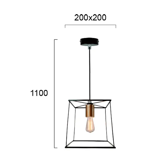 Полилей Agatha 4138600 Viokef 1xE27 | Osvetlenieto.bg
