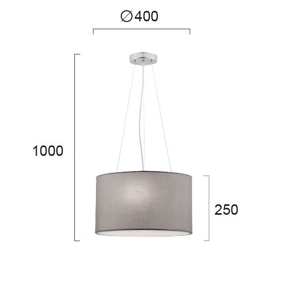 Полилей BRISTOL 4114400 Viokef 3xE27 | Osvetlenieto.bg