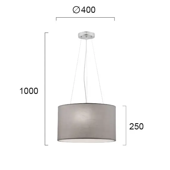 Полилей BRISTOL 4114400 Viokef 3xE27 | Osvetlenieto.bg