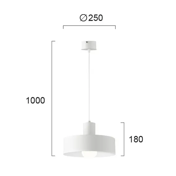 Полилей Norton 4184900 Viokef 1xE27 | Osvetlenieto.bg