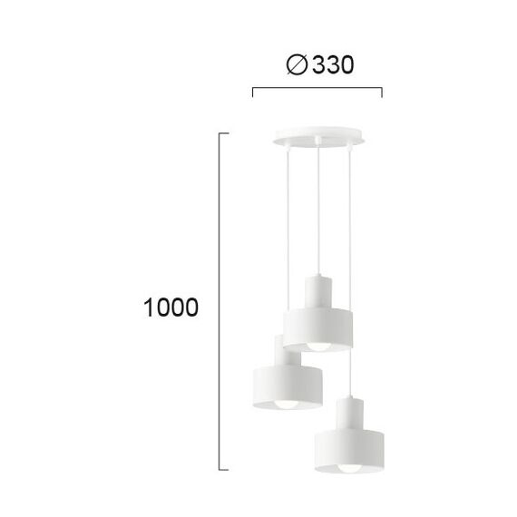 Полилей Norton 4185000 Viokef 3xE27 | Osvetlenieto.bg Полилей Norton 4185000 Viokef 3xE27 | Osvetlenieto.bg