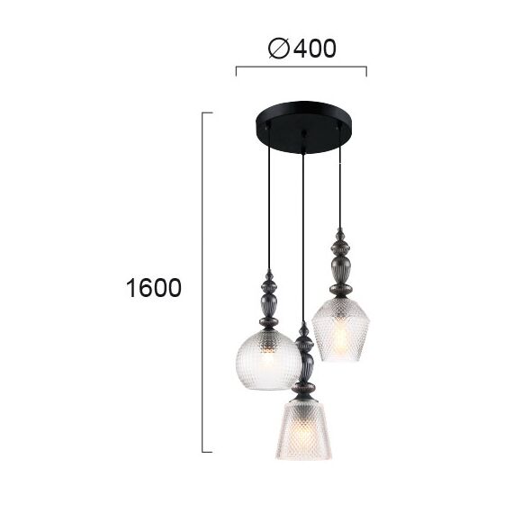 Полилей TALISA 4169800 Viokef 3xE27 | Osvetlenieto.bg Полилей TALISA 4169800 Viokef 3xE27 | Osvetlenieto.bg