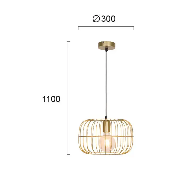 Полилей Zenith 4211301 Viokef 1xE27 | Osvetlenieto.bg