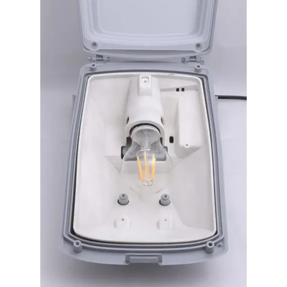 Аплик Germana Fumagalli черен 1xE27 IP66 | Osvetlenieto.bg