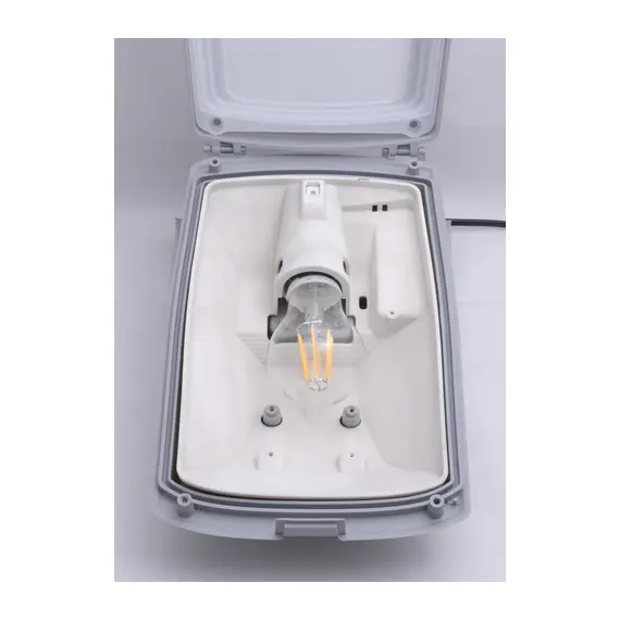 Аплик Germana Fumagalli сив 1xE27 IP66 | Osvetlenieto.bg