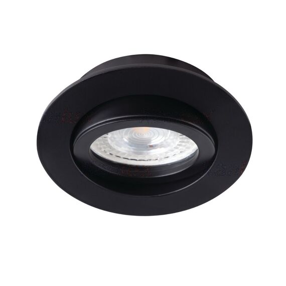 Черна луна за вграждане кръг DALLA CT-DTO50-B 22432 Kanlux MR16 | Osvetlenieto.bg