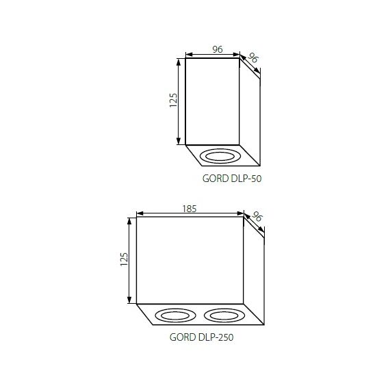 Луна за открит монтаж GORD DLP 250-W 25473 Kanlux 2xGU10 | Osvetlenieto.bg Луна за открит монтаж GORD DLP 250-W 25473 Kanlux 2xGU10 | Osvetlenieto.bg