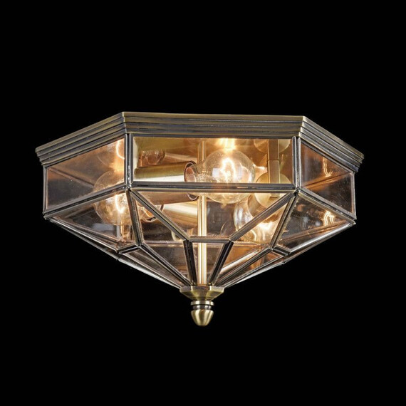 Плафон Zeil Maytoni H356-CL-03-BZ 3xE27 IP43 | Osvetlenieto.bg