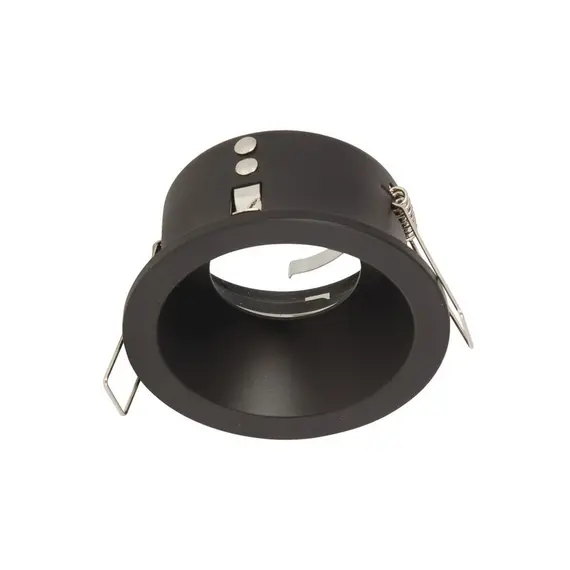 Черна луна за баня кръгла Zoom Maytoni DL032-2-01B GU10 IP65 | Osvetlenieto.bg