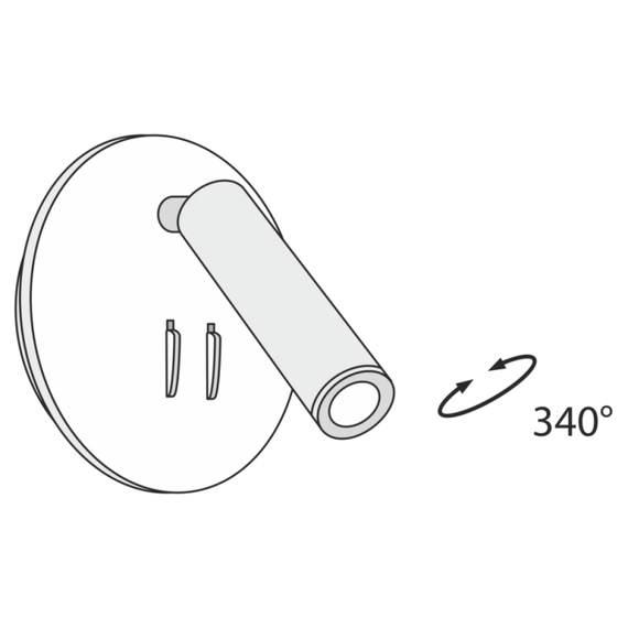 LED Аплик Los 176 C176-WL-01-6W-W Maytoni 9W 3000К | Osvetlenieto.bg