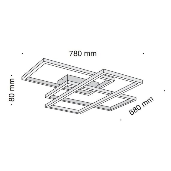LED Плафон Line Maytoni MOD015CL-L80B 80W 3000K | Osvetlenieto.bg LED Плафон Line Maytoni MOD015CL-L80B 80W 3000K | Osvetlenieto.bg
