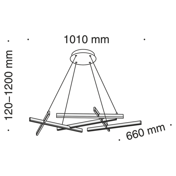 LED Полилей Line Maytoni MOD016PL-L75W 75W | Osvetlenieto.bg