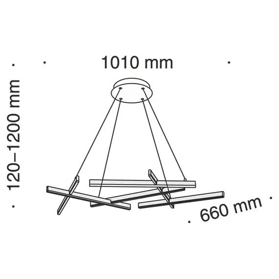 LED Полилей Line Maytoni MOD016PL-L75W 75W | Osvetlenieto.bg