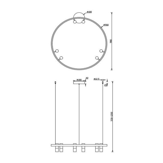 LED Полилей Satellite Maytoni MOD102PL-L42W 42W | Osvetlenieto.bg