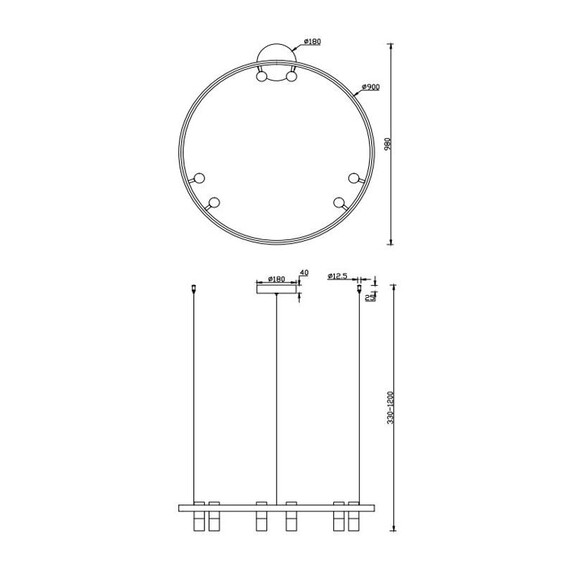 LED Полилей Satellite Maytoni MOD102PL-L42W 42W | Osvetlenieto.bg