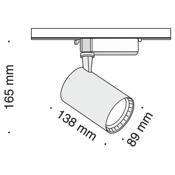 LED Спот за шина Track Maytoni TR003-1-17W4K-B 17W | Osvetlenieto.bg