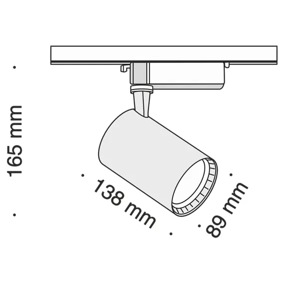 LED Спот за шина Track Maytoni TR003-1-17W4K-B 17W | Osvetlenieto.bg