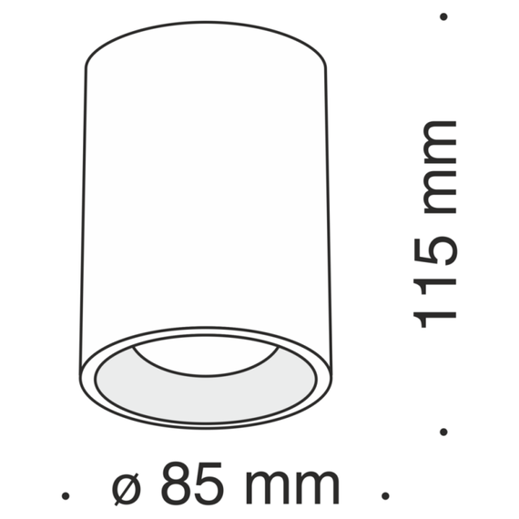 Луна за открит монтаж кръг Alfa Maytoni C012CL-01W 1xGU10 | Osvetlenieto.bg Луна за открит монтаж кръг Alfa Maytoni C012CL-01W 1xGU10 | Osvetlenieto.bg