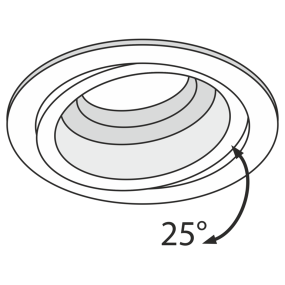 Луна за вграждане черна Akron Maytoni DL025-2-01B 1xGU10 | Osvetlenieto.bg