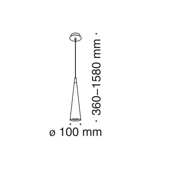 Пендел Nevill Maytoni P318PL-01B 1xGU10 | Osvetlenieto.bg