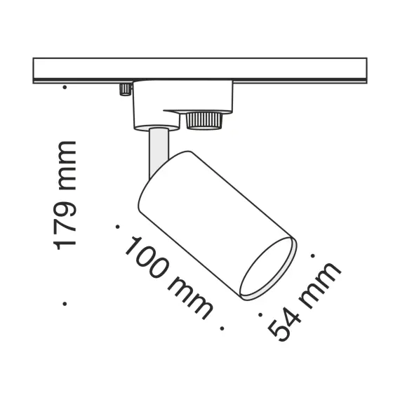 Спот за шина Track Maytoni TR002-1-GU10-B 1xGU10 | Osvetlenieto.bg