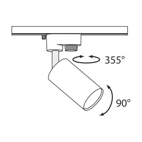 Спот за шина Track Maytoni TR002-1-GU10-W 1xGU10 | Osvetlenieto.bg