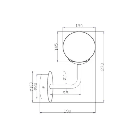 Аплик Erich Maytoni MOD221-WL-01-N 1xE14 | Osvetlenieto.bg