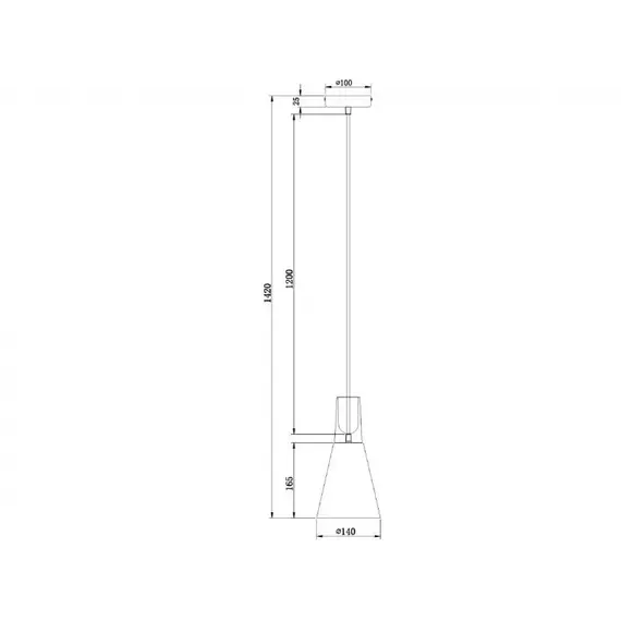 Пендел Bicones Maytoni P359-PL-140-W 1xE27 | Osvetlenieto.bg