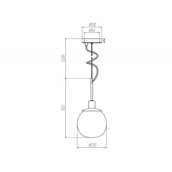 Пендел Erich Maytoni MOD221-PL-01-N 1xE14 | Osvetlenieto.bg