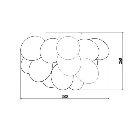 Плафон Balbo Maytoni MOD112-04-G 4xG9 | Osvetlenieto.bg Плафон Balbo Maytoni MOD112-04-G 4xG9 | Osvetlenieto.bg