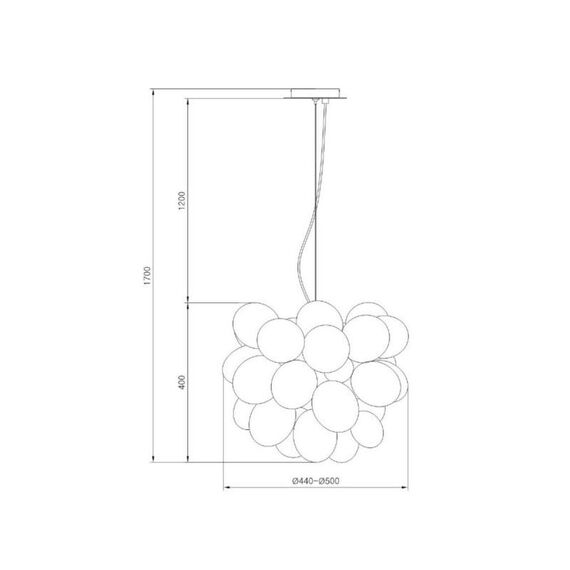 Полилей Balbo Maytoni MOD112-08-G 8xG9 | Osvetlenieto.bg Полилей Balbo Maytoni MOD112-08-G 8xG9 | Osvetlenieto.bg