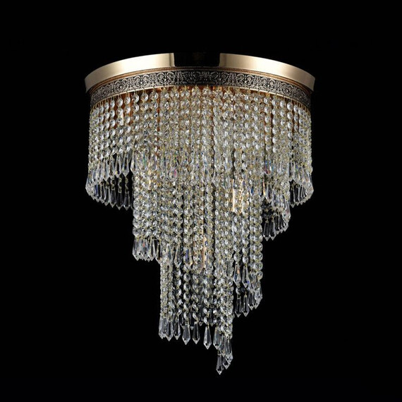 Кристален плафон Cascade Maytoni DIA522-CL-07-G 7xE14 | Osvetlenieto.bg