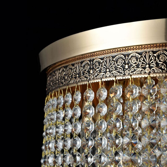 Кристален плафон Cascade Maytoni DIA522-CL-07-G 7xE14 | Osvetlenieto.bg