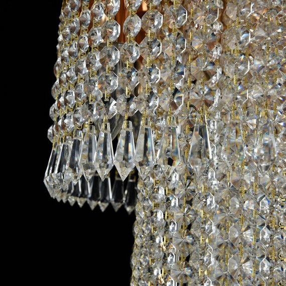 Кристален полилей Cascade Maytoni DIA522-CL-12-G 12xE14 | Osvetlenieto.bg